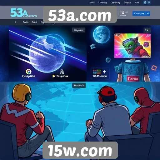 Recursos de comunidade e interação no site 53a.com